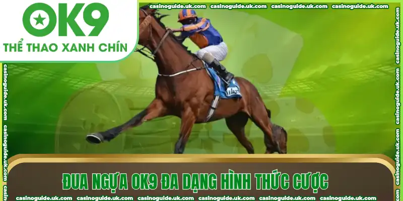 Đua ngựa OK9 đa dạng hình thức cược